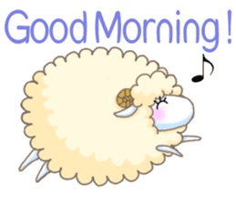 The Fluffy Sheep's Daily Talks - Engish sticker #5604490