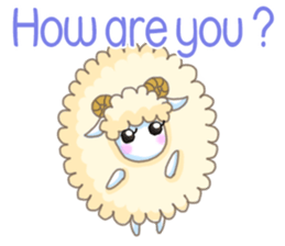 The Fluffy Sheep's Daily Talks - Engish sticker #5604491