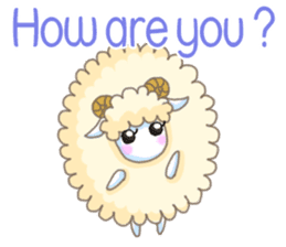 The Fluffy Sheep's Daily Talks - Engish sticker #5604491