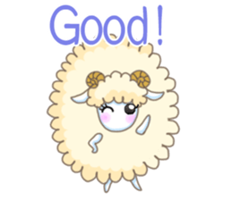 The Fluffy Sheep's Daily Talks - Engish sticker #5604492