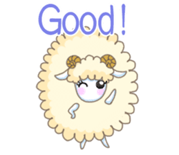 The Fluffy Sheep's Daily Talks - Engish sticker #5604492