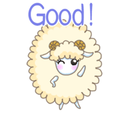 The Fluffy Sheep's Daily Talks - Engish sticker #5604492