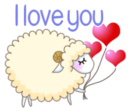 The Fluffy Sheep's Daily Talks - Engish sticker #5604497