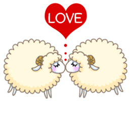 The Fluffy Sheep's Daily Talks - Engish sticker #5604498