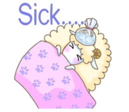 The Fluffy Sheep's Daily Talks - Engish sticker #5604500