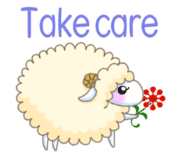 The Fluffy Sheep's Daily Talks - Engish sticker #5604502
