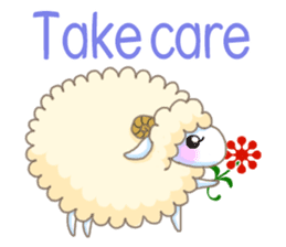 The Fluffy Sheep's Daily Talks - Engish sticker #5604502