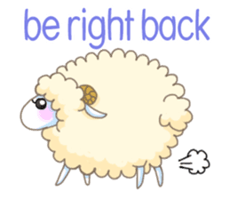 The Fluffy Sheep's Daily Talks - Engish sticker #5604503
