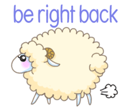 The Fluffy Sheep's Daily Talks - Engish sticker #5604503