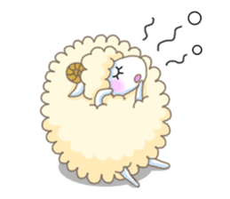 The Fluffy Sheep's Daily Talks - Engish sticker #5604504