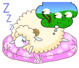 The Fluffy Sheep's Daily Talks - Engish sticker #5604505