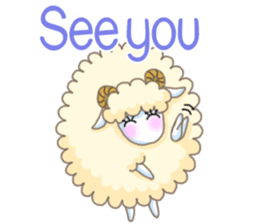 The Fluffy Sheep's Daily Talks - Engish sticker #5604506
