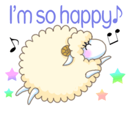 The Fluffy Sheep's Daily Talks - Engish sticker #5604507