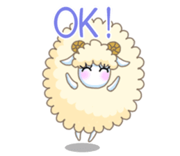 The Fluffy Sheep's Daily Talks - Engish sticker #5604508
