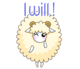 The Fluffy Sheep's Daily Talks - Engish sticker #5604509