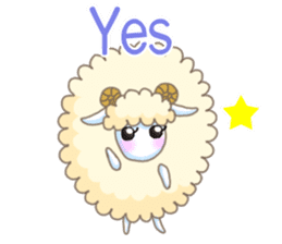 The Fluffy Sheep's Daily Talks - Engish sticker #5604510