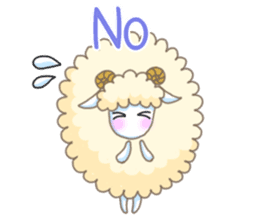 The Fluffy Sheep's Daily Talks - Engish sticker #5604511
