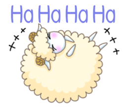 The Fluffy Sheep's Daily Talks - Engish sticker #5604512