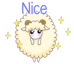 The Fluffy Sheep's Daily Talks - Engish sticker #5604515