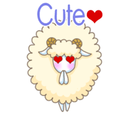 The Fluffy Sheep's Daily Talks - Engish sticker #5604516