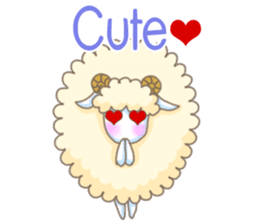The Fluffy Sheep's Daily Talks - Engish sticker #5604516