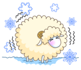 The Fluffy Sheep's Daily Talks - Engish sticker #5604523