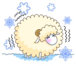 The Fluffy Sheep's Daily Talks - Engish sticker #5604523