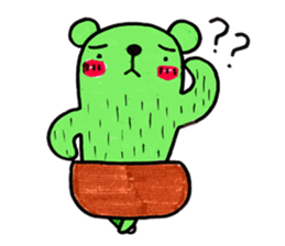 kuma no saboten sticker #5604949