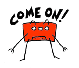 Cassetty the Cassette Pet sticker #5605132