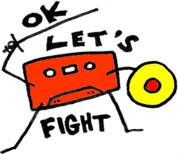 Cassetty the Cassette Pet sticker #5605146