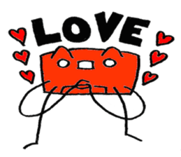 Cassetty the Cassette Pet sticker #5605149