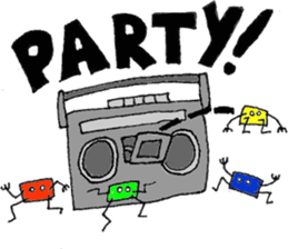 Cassetty the Cassette Pet sticker #5605153