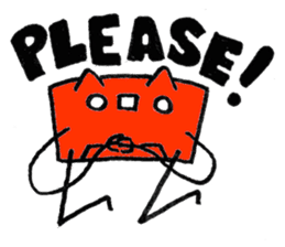 Cassetty the Cassette Pet sticker #5605154