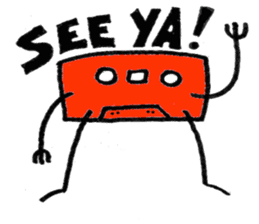 Cassetty the Cassette Pet sticker #5605155