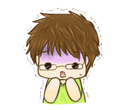 Me-Me with friends (Eng. version) sticker #5605467