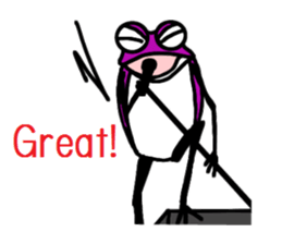 MusicFrog(English ver.) sticker #5605668