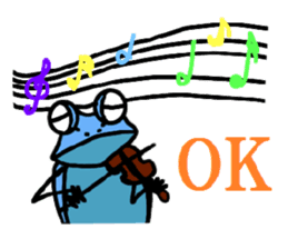 MusicFrog(English ver.) sticker #5605670