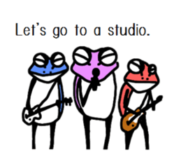 MusicFrog(English ver.) sticker #5605680