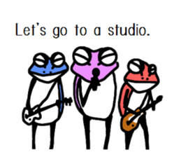 MusicFrog(English ver.) sticker #5605680