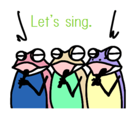 MusicFrog(English ver.) sticker #5605681