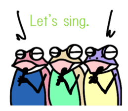 MusicFrog(English ver.) sticker #5605681