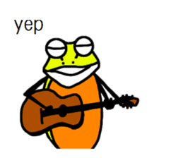 MusicFrog(English ver.) sticker #5605682