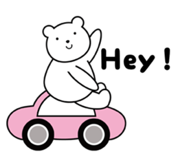 simple polar bear ! sticker #5605813