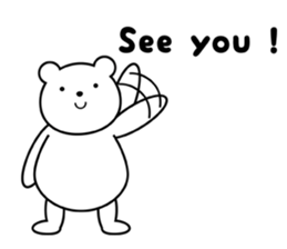 simple polar bear ! sticker #5605814