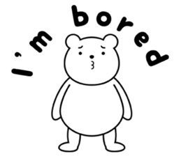 simple polar bear ! sticker #5605829