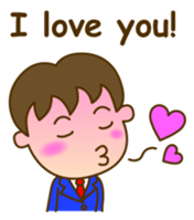 Suave Suit Guy sticker #5606060