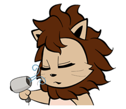 A Cool Lion, Noah (Daily life Version) sticker #5606132