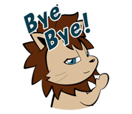 A Cool Lion, Noah (Daily life Version) sticker #5606135