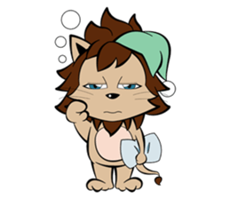 A Cool Lion, Noah (Daily life Version) sticker #5606138