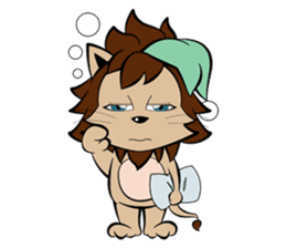A Cool Lion, Noah (Daily life Version) sticker #5606138